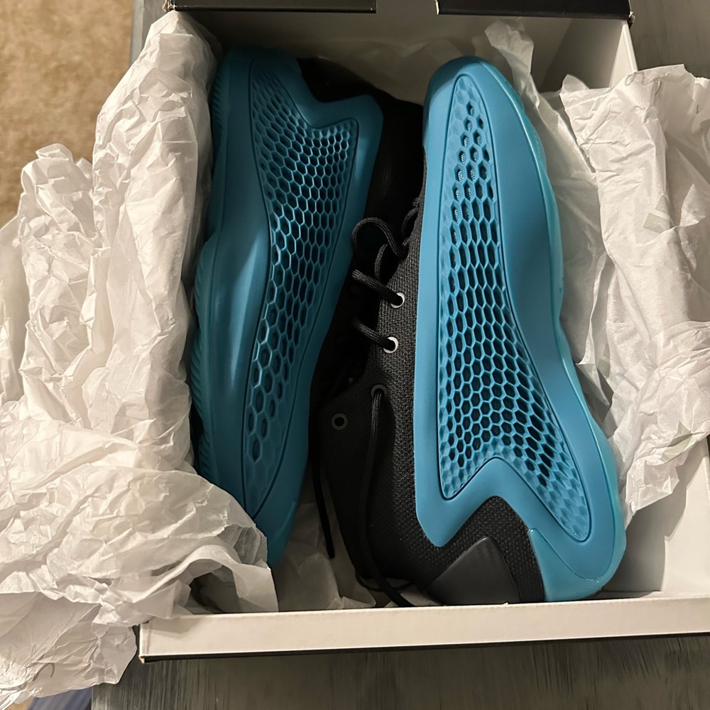 adidas Black and Blue Sneakers